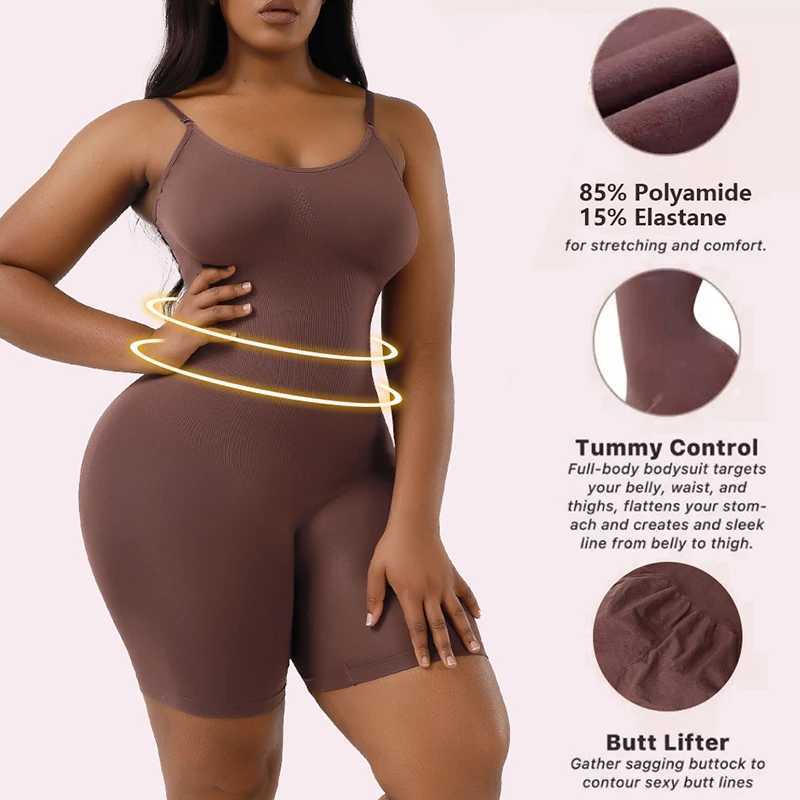 Seamless Bodysuit Compression Open Crotch Shapewear Women Push Up Colombian Fashion Corset Slimming Butt Lifter Full Body ShaperXJ250304