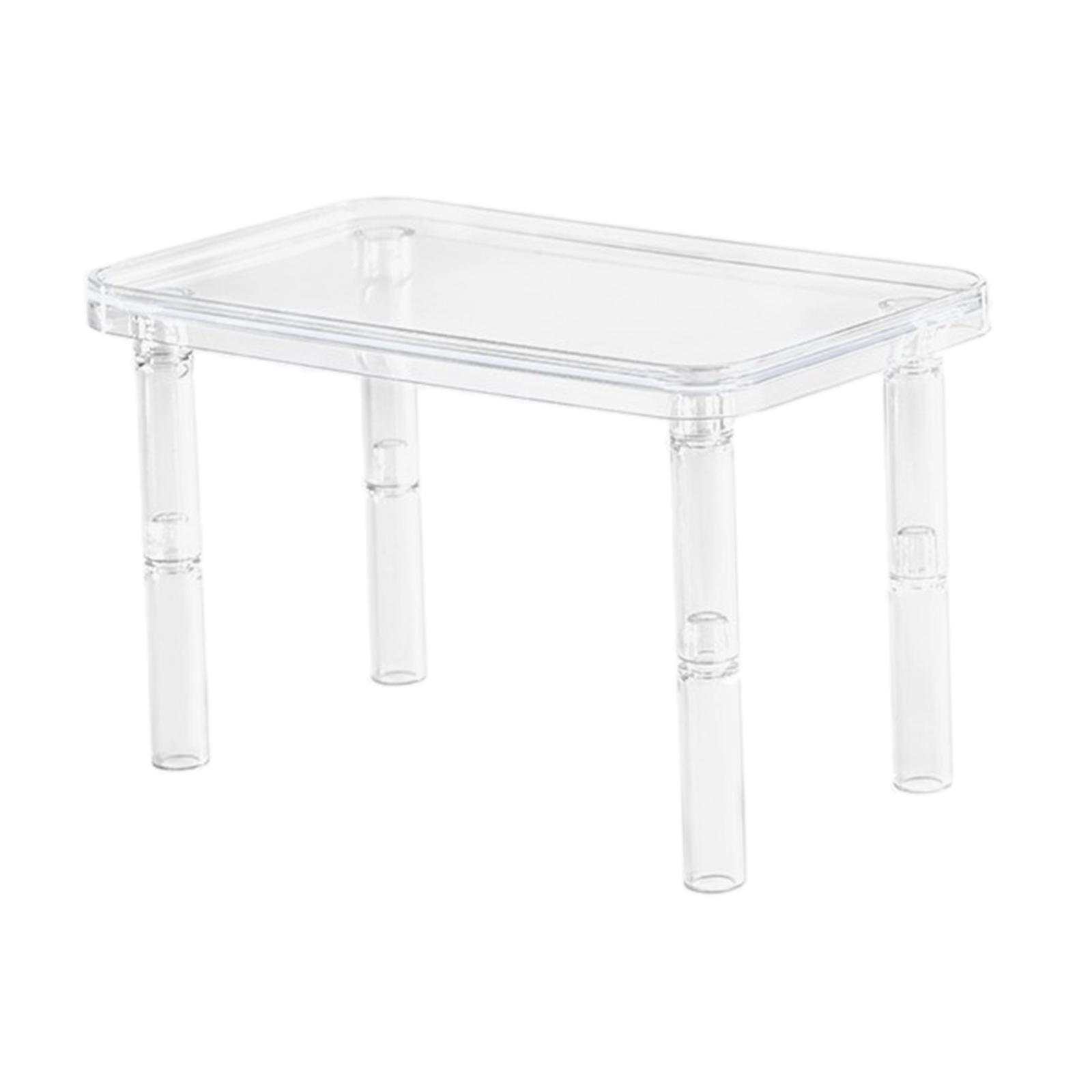Small Animals Platform Table with Pillars Portable Hamster Platform Habitat Decor for Squirrel Rat Chinchilla Exercise Toys