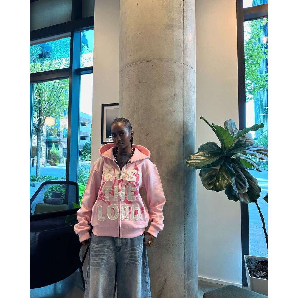 2025 Spring Festival International Station Fashion Single Item Leisure Outdoor Men's and Women's Same Style Loose Hoodie