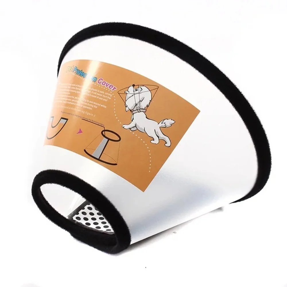 Pet Protective Collar For Small Large Dogs Anti Bite Grasping Licking Collar Puppy Cat Recovery Cone Ring Pets Care Accessories