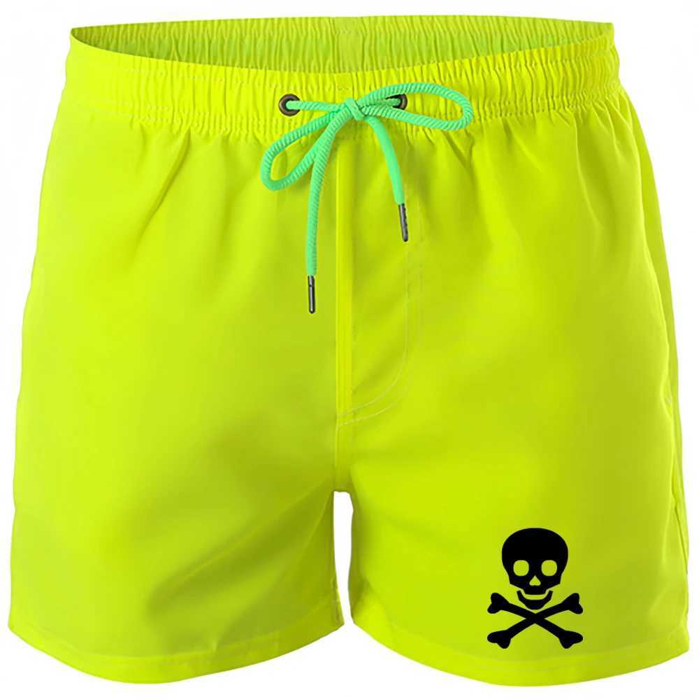 Mens Beach Shorts Swimwear Drawstring with Mesh Lining Male Swimming Trunks Quick drying Swimsuit Mens Swim Briefs Surf ShortsT250304