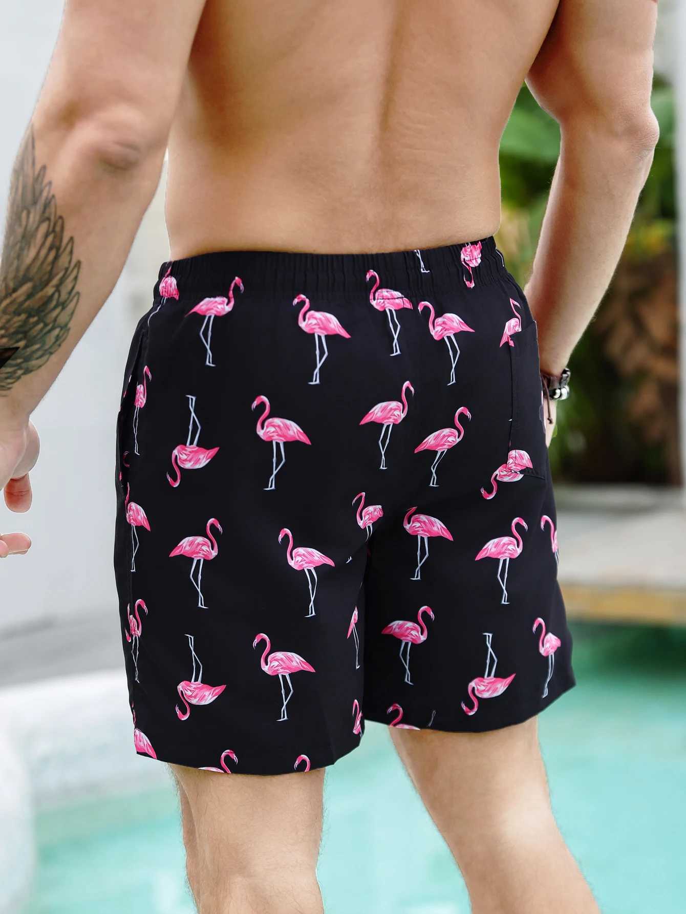 Firebird gradient lined with beach shortsT250304