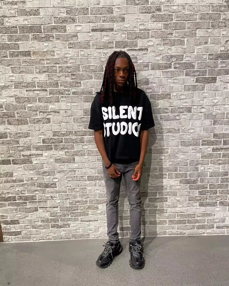 Trendy Fashion Letters Cartoon Print Oversized Short-sleeved Men Y2k Harajuku Hip-hop Retro Loose Casual T-shirts Women 250304