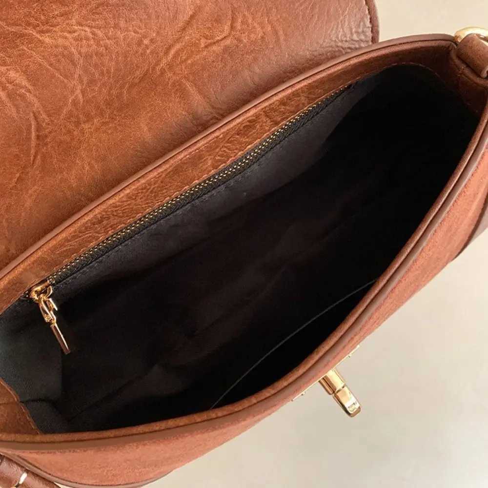 New Soft Underarm Shoudler Bags PU Retro Style Crossbody Bags Tote Purses for Women Y250303
