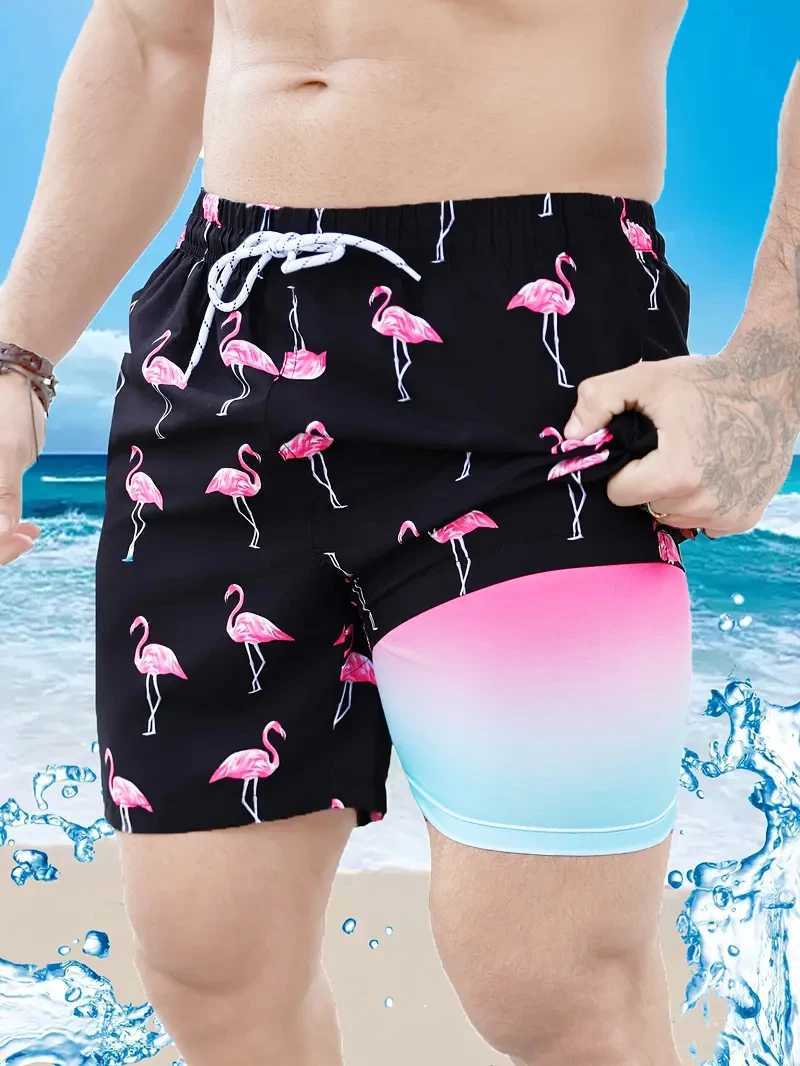Firebird gradient lined with beach shortsT250304