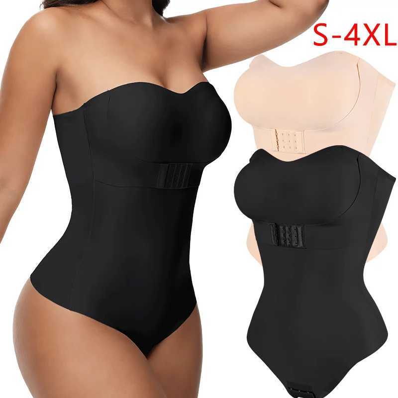 S-4XL Womens Sexy Tight Abdominal Control thong Front Closure Hip Lift Detachable with Pads Full Body ShapingXJ250304