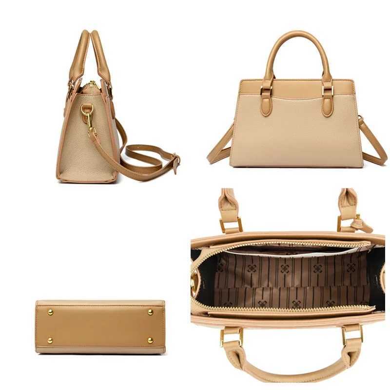 Fashion brand handbag shoulder cross body bag 2024 new luxury leather handbag female designer messenger bag Z250303