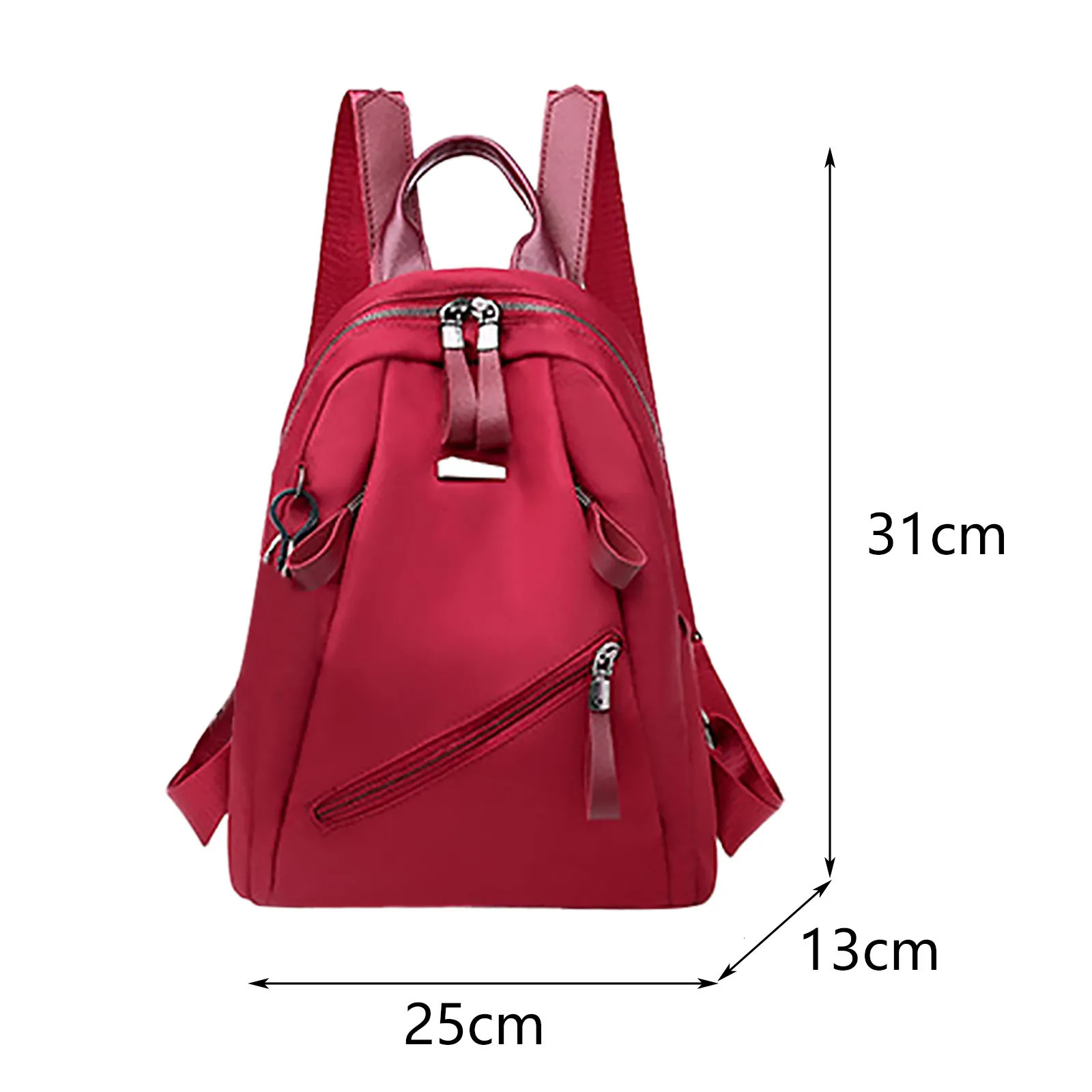 Ship from US Versatile Fashion Backpack Bag Womens Korean Lightweight Light Luxury Design 250304FBB