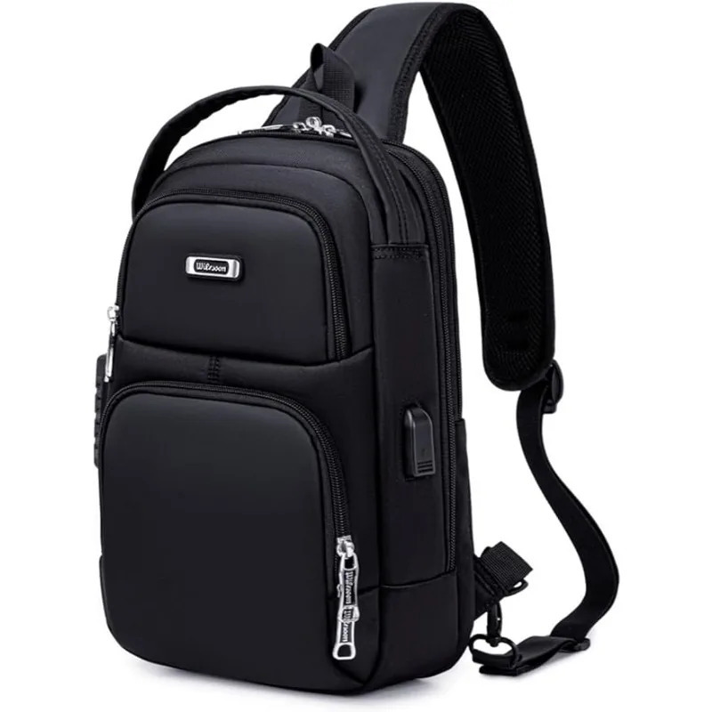 Geestock antitheft sling bag mens and womens cross chest day casual shoulder backpack 250227
