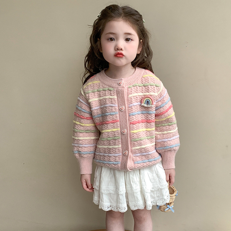 Ddmyshoesvip Girls Cardigans And Autumn Styles New Stylish Women S Baby Tops Children S Clothes Spring Knitted Jackets