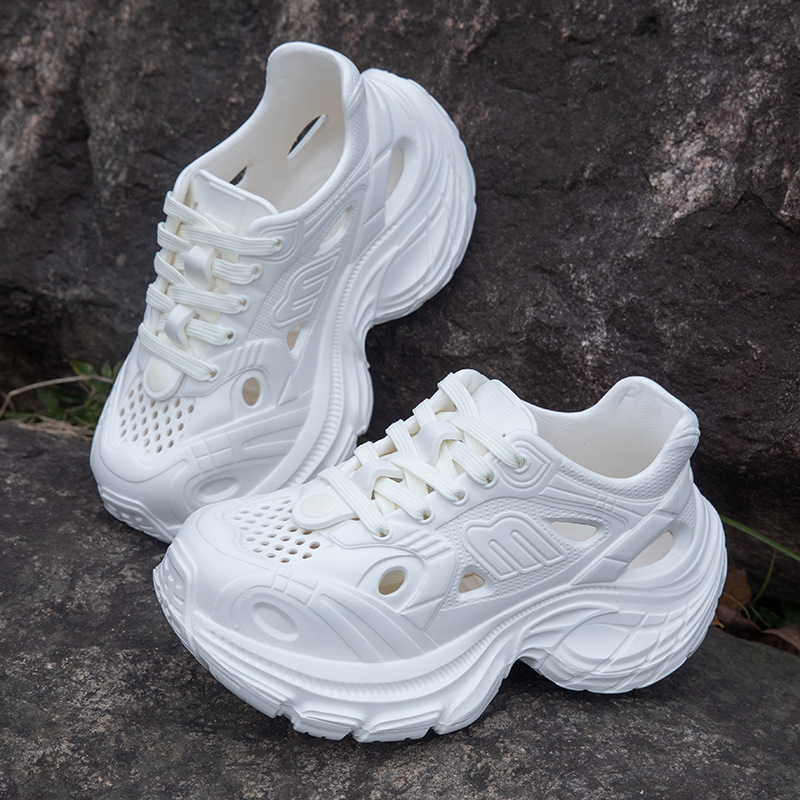 slippers summer sports shoes, fashionable versatile, casual and breathable, outdoor hollow breathable women's shoes designer sandals