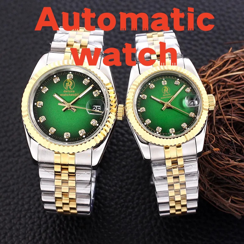Luxury watch 36/41mm precision durable automatic movement, suitable for men and women's fine steel watch band