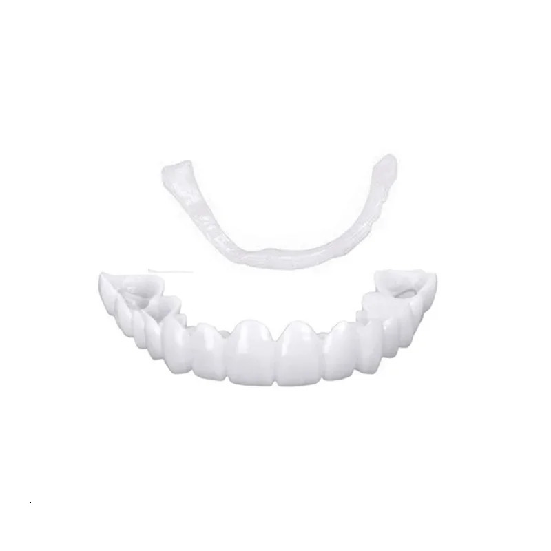 Veneer Snap-on Teeth Kit Fake Temporary Tooth Whitening Replacement Temporary Tooth Replacement Men Women Portable Nursing 250228
