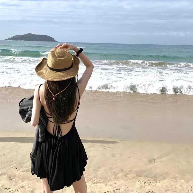 New oversized 62cm foldable jazz Str hat for men and women summer beach tie Sunscreen outdoor sports sun hat wholesaleXJ250304