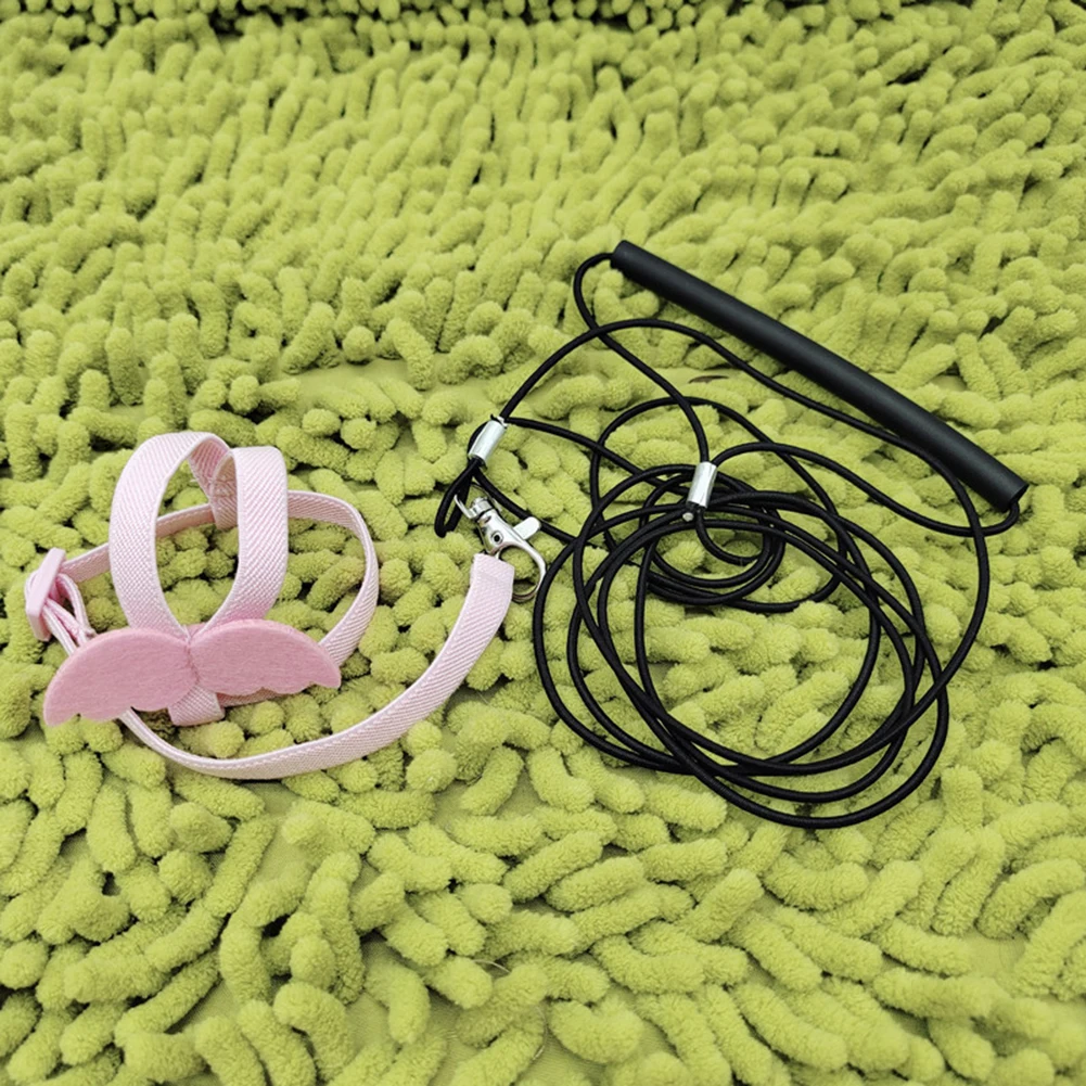 New Parrot Flying Harness Leash Suit Pet Bird Outdoor Flight Training Rope Cockatiel Supplies Macaw Accessories Stuff For Budgie
