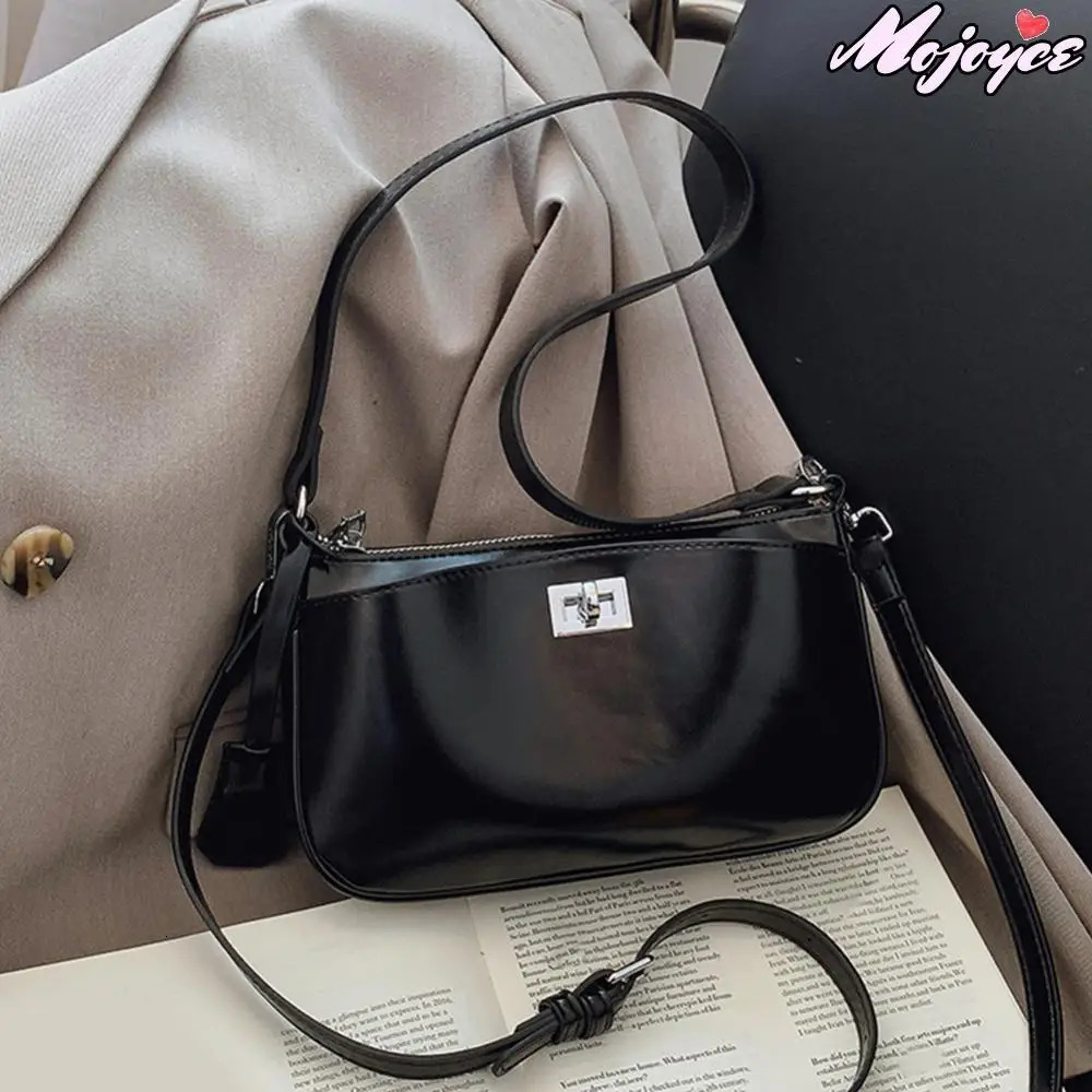 Womens Bag PU Tote Handbag Womens Adjustable Strap Satchel Hasp Zipper Closure Trendy Crossbody Bag High Quality Shoulder Bags 250228