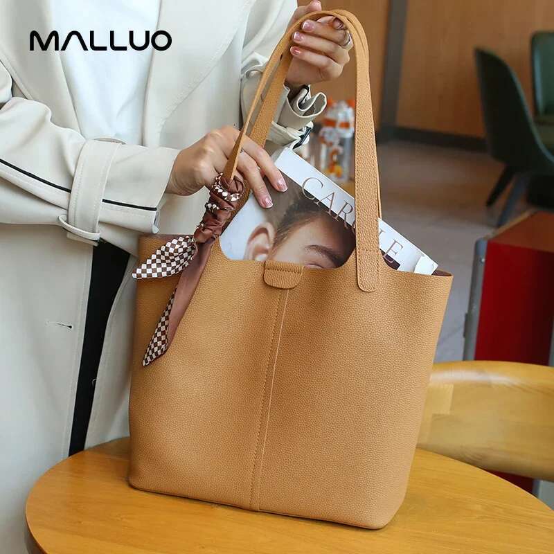 Genuine Leather Designer Large Capacity Fashionable Casual Shoulder Bag Commuting Work Handbag For Women Office