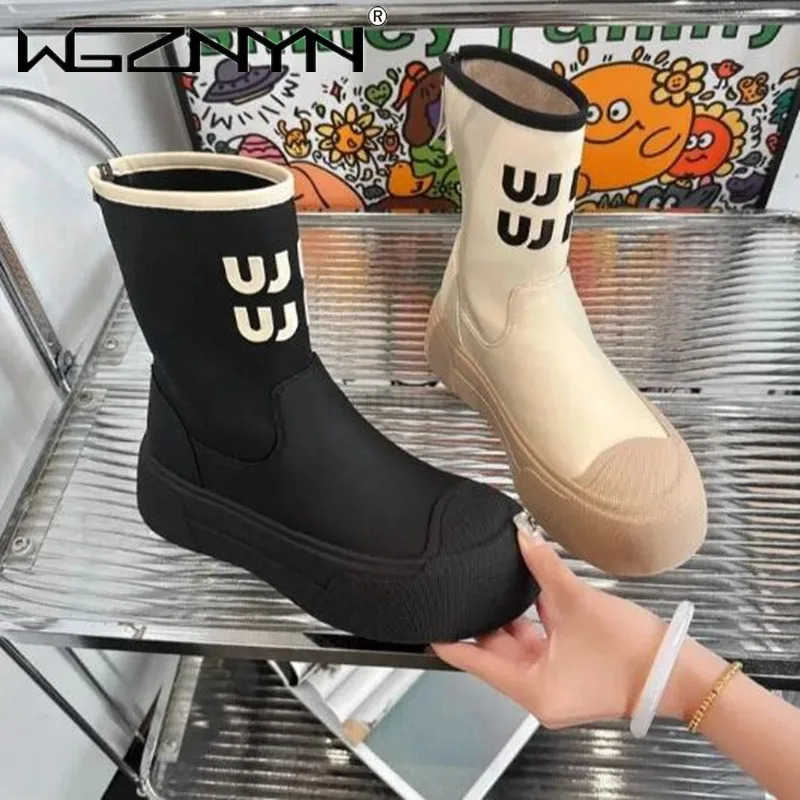 Winter Autumn Shoes Designer Brand Flat Heel Streh Soft Leather Boot Sexy Over The Knee Boots Wen Platform High Boot Z250304