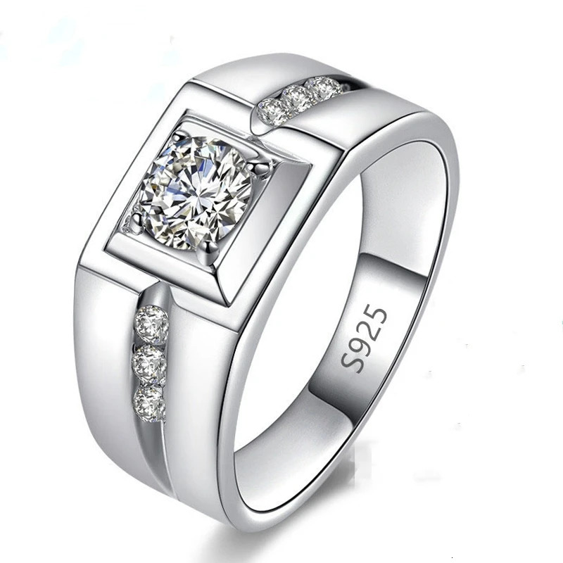 Fashion Mens Ring Punk Rock Tibetan Silver S925 Ring For Men Hip Hop Party Jewelry Wholesale Male Wedding Band Anel 250227
