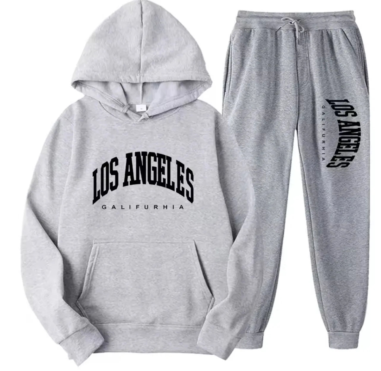 LOS ANGELES GALIFORNIA MenWomen Sports Suits Fashion Tracksuit HoodiesPants Two Pieces Sets Running Casual Sweatshirts Sweatpa 250224Z