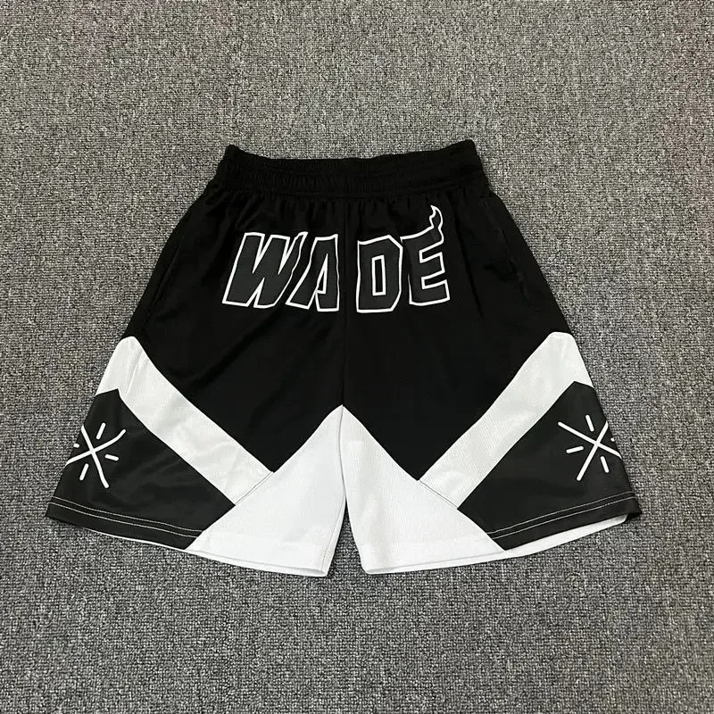 2024 The Latest Wade American Sports Basketball Shorts 3D Digital Printing Casual and Comfortable Breathable Quickdrying 250225