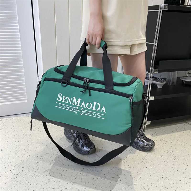 Handheld Travel Bag Suitcase Large Capacity Lightweight Short Distance Luggage Bag Sports Yoga Fitness Bag Y250304