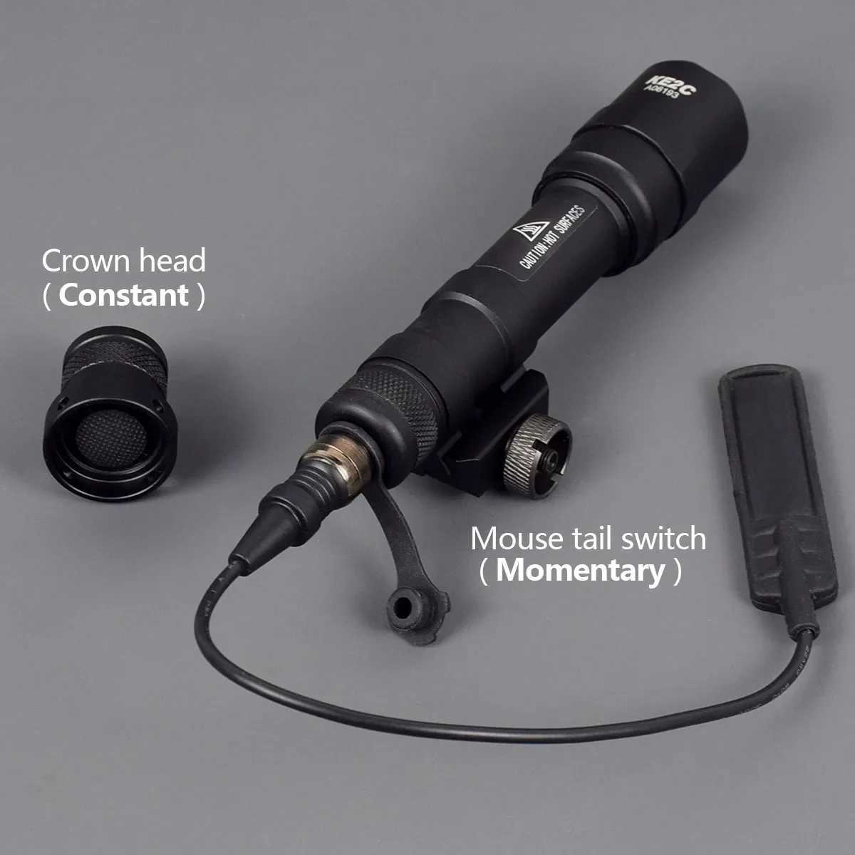 Tactical Head M600 Upgrade M600V Strobe M600V-IR Infrared Airsoft Weapon Scout Light Hunting 20mm Rail Metal Lantern TorchXJ250303