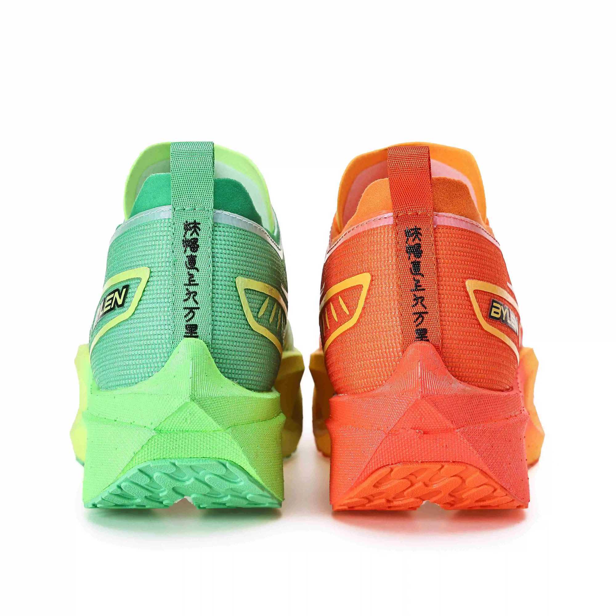 BYLEN Full Palm Carbon Plate Marathon Mens Running Shoes Sports Professional Marathon Lightweight Breathable Female Sneakers Z250225
