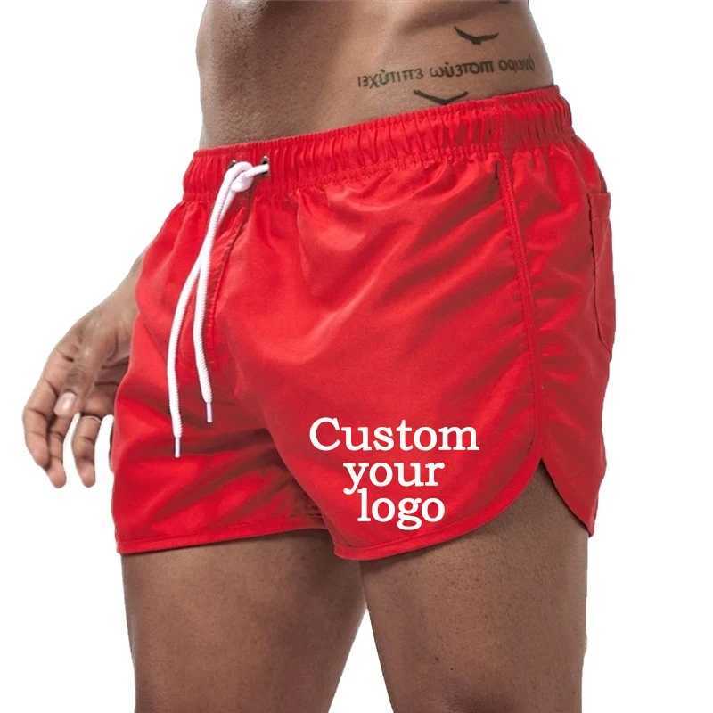 Summer Quick-Dry Shorts Men Swimwear Beach Shorts Pocket Beach Shorts Customize yourT250304