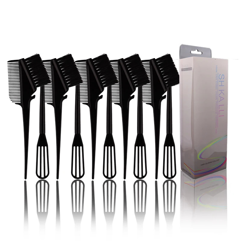 brushes set - Hair Coloring Tools Kit - Hair salon dye cream mini blender-Tint brush - comb 250304