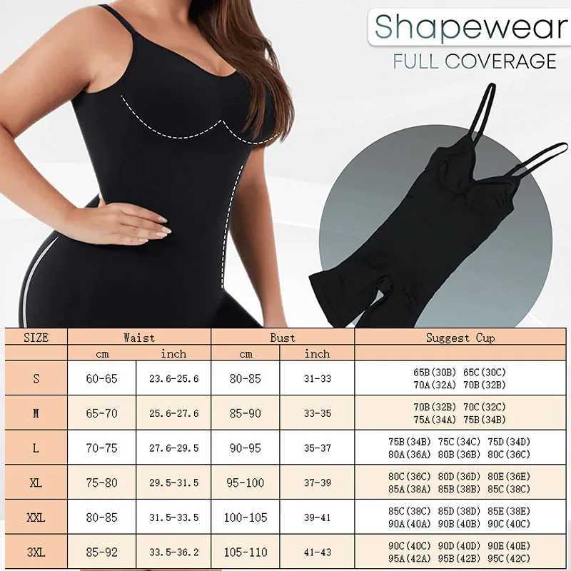 Women Tummy Control Bodysuit Full Coverage Shapewear Thigh Slim Body Suit Low Back Body Shaper Backless Jumpsuit Seamless ShaperXJ250304