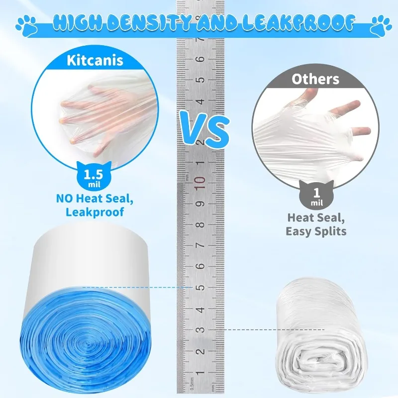 Extra-Thick Cat Litter Bags for Automatic Litter Box Cat Litter Box Liners for MeoWant/catlink/Tonepie Katzentoilette Müllbeutel