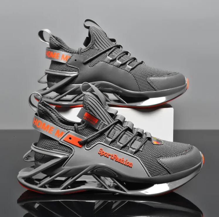 Mens basketball sneaker Shoes Sports Shoes Mens New Breathable Mens Ultra-Light Shock-Absorbing Running Shoes Mesh Casual Shoes Z 3.4-2