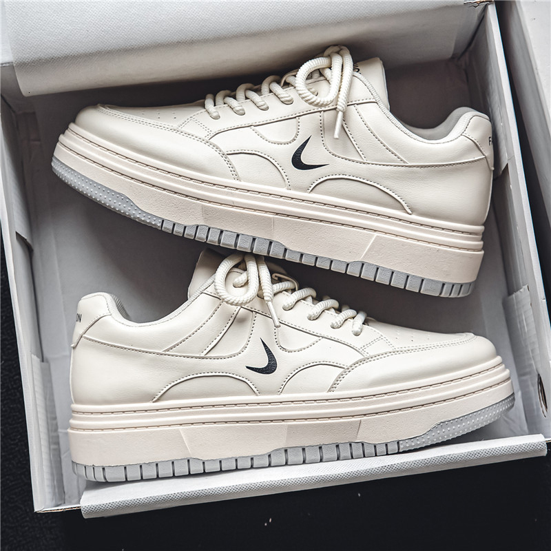Male Designer Shoes High-quality Fashionable Versatile Student Sports And Leisure Board Shoes 2025 New Spring And Autumn White Couple Board Shoes