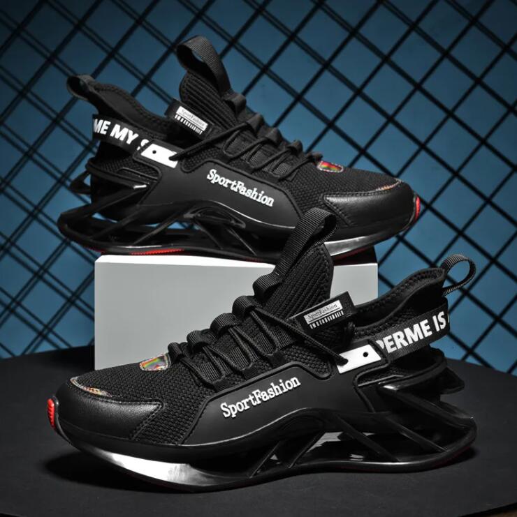 Mens basketball sneaker Shoes Sports Shoes Mens New Breathable Mens Ultra-Light Shock-Absorbing Running Shoes Mesh Casual Shoes Z 3.4-2
