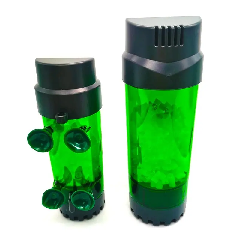 Aquarium Fish Tank Fluidized Moving Bed Filter Bubble Bio Media Filter Fish Tank Sponge With Sucker Air Stone And Sponge Filter