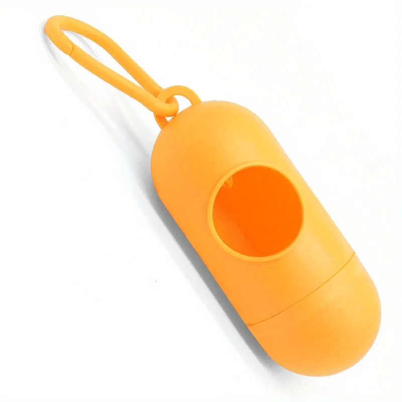 Pill Shaped Poop Bags Dispenser Garbage Holder Dispenser Pet Supplies For Dogs Collars And Leashes