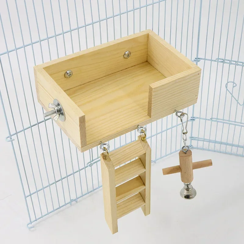 Fun Platform, Parrot Platform, Sturdy and Durable, Parrot Rest Platform, Bird Toy, Cloud Ladder, Swing Bird Toys Parrot Toys