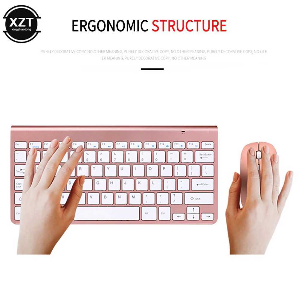 Wireless Keyboard Mouse Set Universal 2.4Ghz USB Receiver Mini Slim Keyboard Mouse Combo for Laptop Windows PC 78 keys Keyboard Z250304