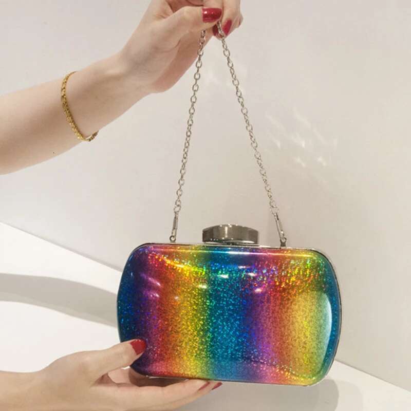 Rainbow Bag For Women Summer Evening Handbag Designer Sg Clutch Cross Body Bags 2024 Trend Unique High Quality Purse