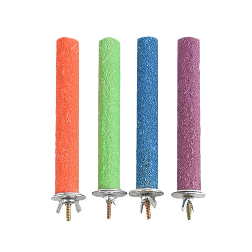 Bird Perch Stand Bird Parrot Perch Shelf Budgie Chewing Bird Beak Grinding Standing Bar Stick Branch Claw M3P6