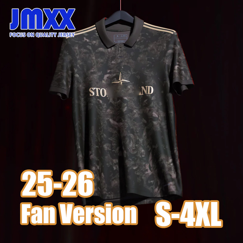 XXXL 4XL JMXX 25 26 Ajaox stone Soccer Jerseys Co branded styles Mens Jersey Man Football Shirt 2024 2025 Fan Version
