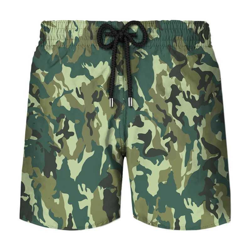 Mens Russian Camouflage Military Fans Tactics Board Shorts Beach Short Pants Hawaii Swimming Pants Swim Trunks Cool Ice ShortsT250304