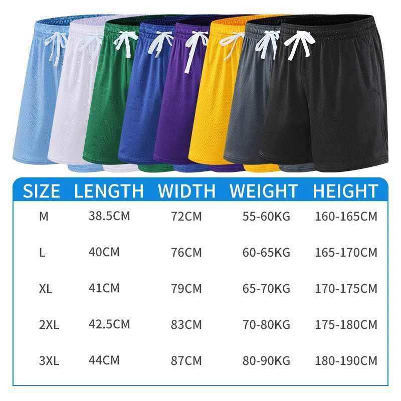 New Casual Basketball Shorts Mens 2024 Summer Mesh Running Gym Sports Shorts Breathable Quick Dry Outdoor Training Shorts 9924T250304
