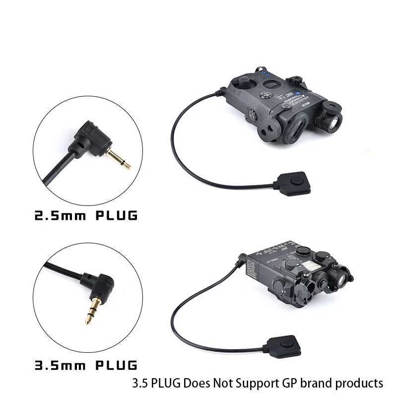 Tactical 2.5mm Switch Prure Rote for Reconnaissance Light Combined Infrared Laser Sight Weapons Suitab for DBAL-A2 PEQ15XJ250303