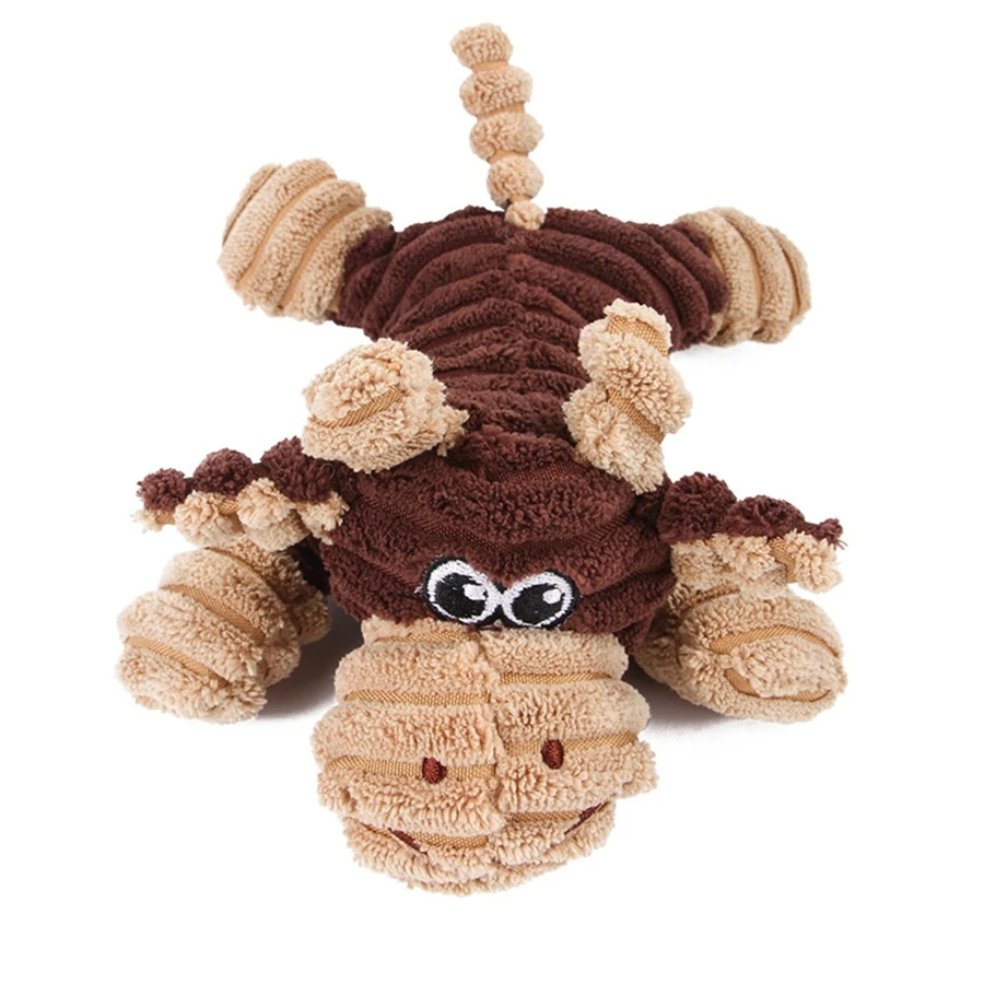 1pcs pet supplies for relieving boredom and stress, small and medium-sized dog plush chew sound toys cartoon animals