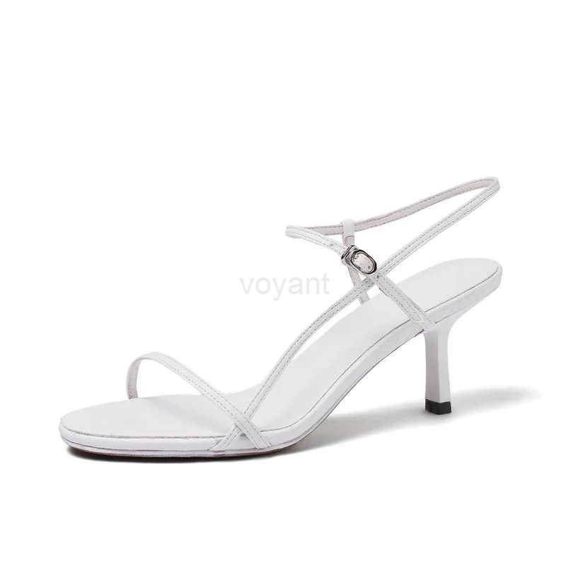 Sandalias Sexy High Heel Shoe Wen 2023 Anti Seas Trend Slim Heel Sandals with e Butt High Heel Sandals Luxury Wen Shoe Z250304