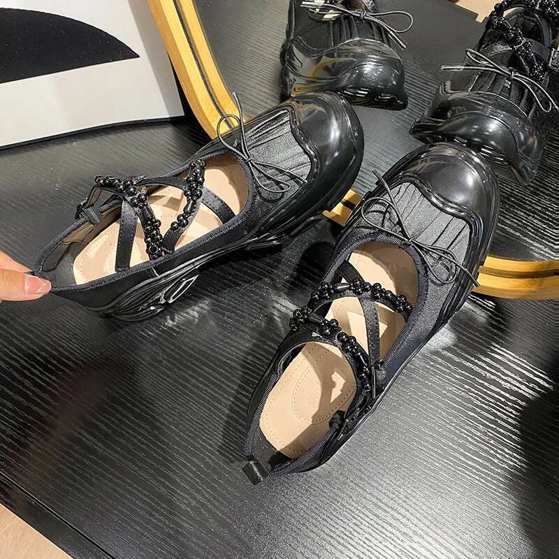 Design Summer New Round Toe Women Flats Fashion Loafers Shallow Mary Jane Soft Casual Ballet Sgback Shoes free shipping shoes
