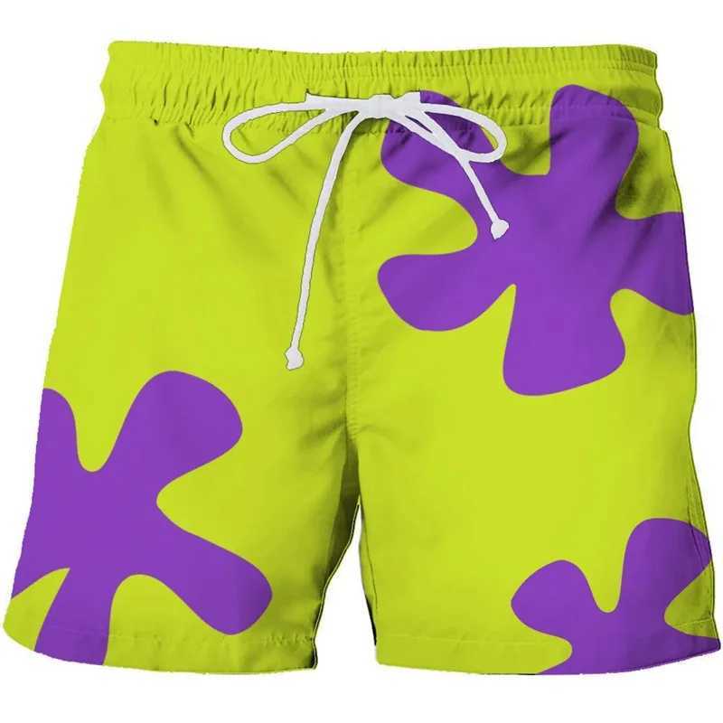 Summer Harajuku 3D Tropic Cocoanut Trees Printing Beach Shorts Flowers Graphic Shorts Men Fashion Streetwear Short Pants ClothesT250304