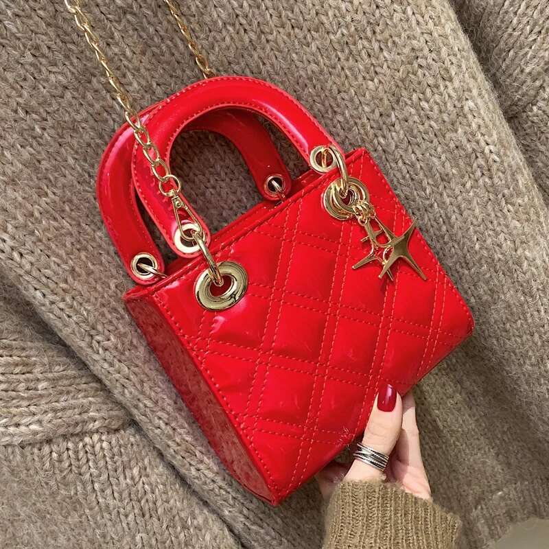 Brand Fashion New Female Tote Bag Quality PU Leather Women's Designer Handbag Chain Shoulder Messenger Bags